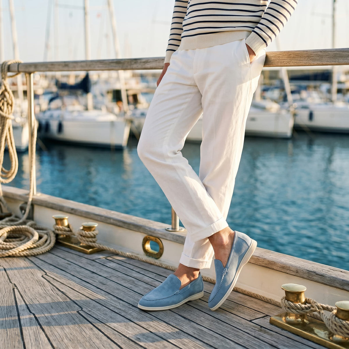 Mocassins Salcombe de Camurça Premium