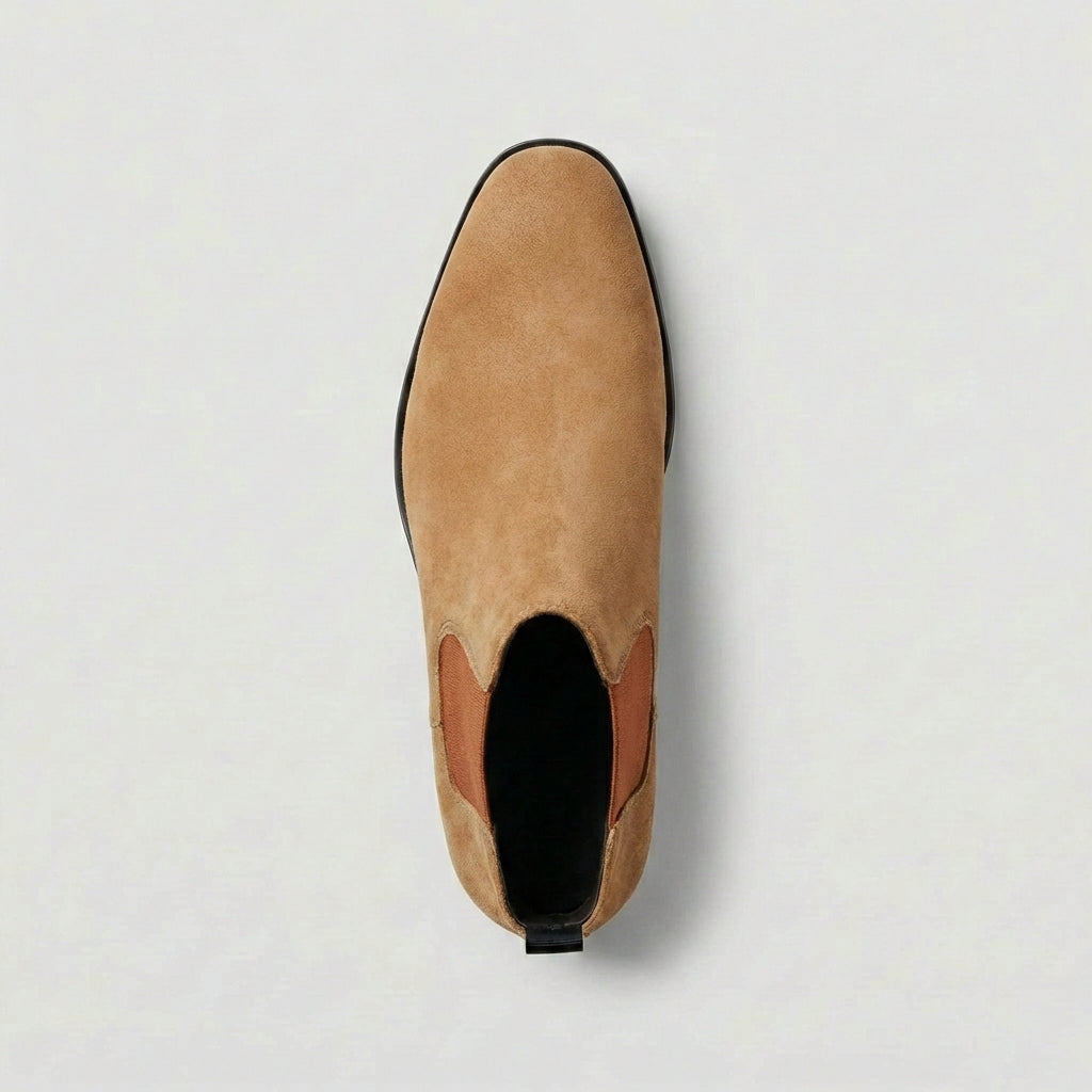 Botas Chelsea Stratton Premium em Camurça