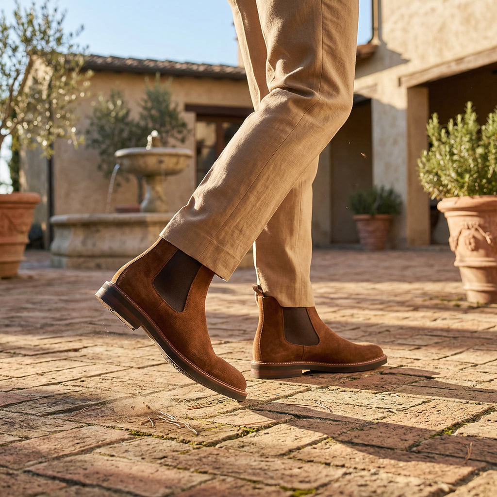 Botas Chelsea Premium de Camurça Thornbury